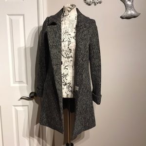 ✈️Trina Turk Wool texture tweed tricolor Button Flare Micro checker houndstooth